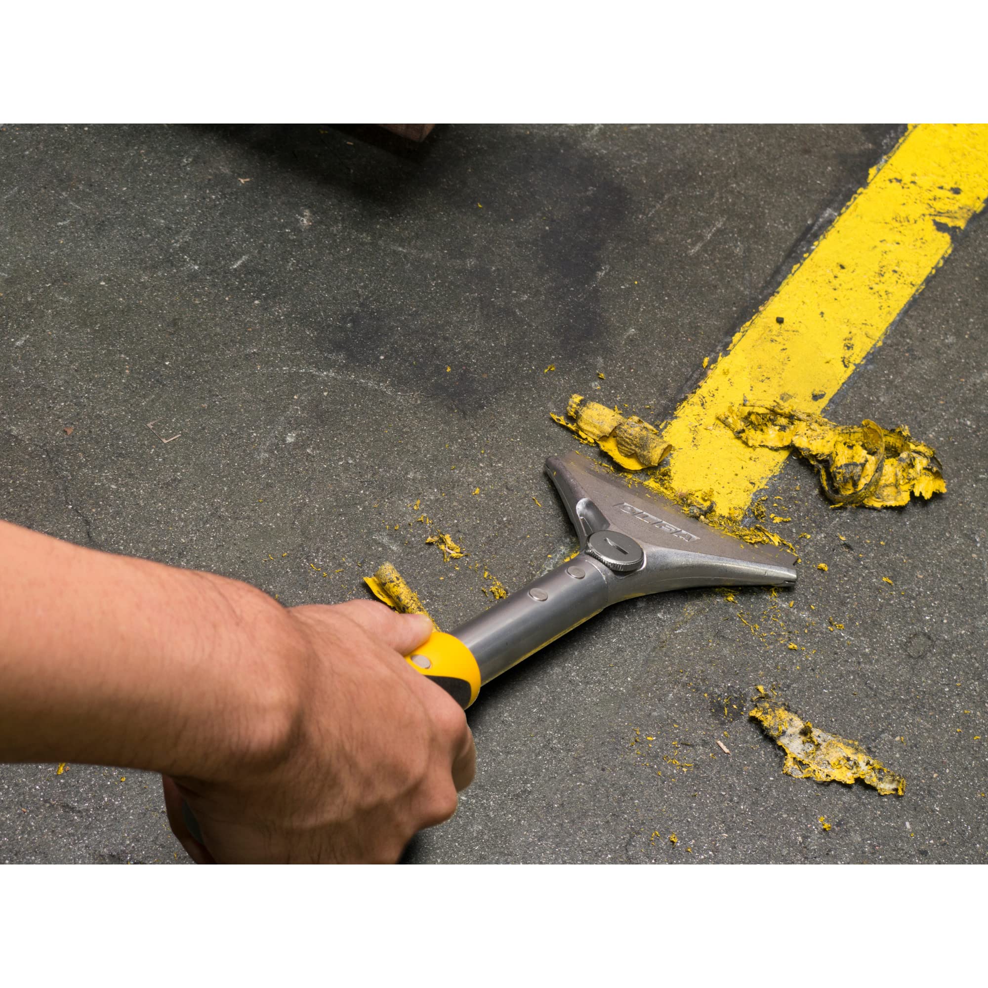 OLFA 12" Extra Heavy Duty Razor Scraper (XSR-300) - 12 Inch Steel Razor Blade Scraper Tool with Strike Tip & Non Slip Handle for Floors, Paint, Glass, Replacement Blades: OLFA BS & BSF Blades - Image 6