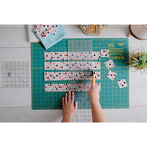 OLFA 18" x 24" Self Healing Rotary Cutting Mat (RM-SG) - Double Sided 18x24 Inch Cutting Mat with Grid for Quilting, Sewing, Fabric, & Crafts, Designed for Use with Rotary Cutters (Green) - Image 6