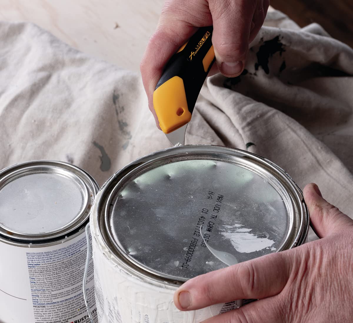 OLFA 18mm Heavy-Duty Utility Knife (LA-X) - Multi-Purpose No-Slip Grip Utility Knife w/Reinforced Fiberglass Handle & Snap-Off Blade, Replacement Blades: Any OLFA 18mm Blade - Image 4