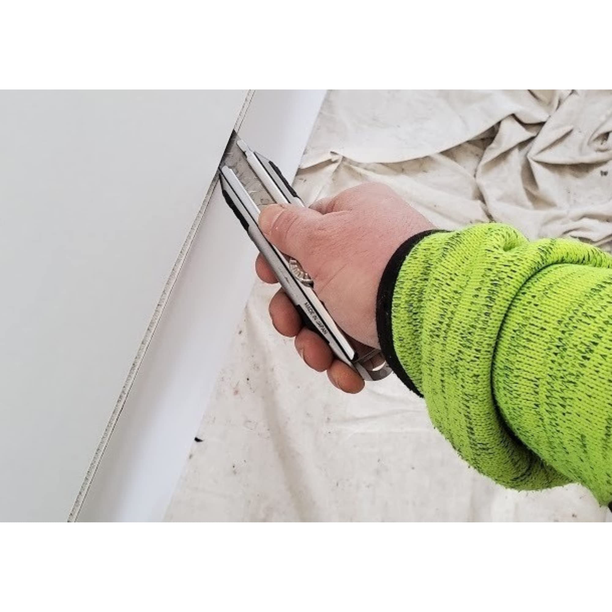 OLFA 18mm Heavy-Duty Utility Knife (MXP-L) - Multi-Purpose No-Slip Grip Precision Knife w/All Aluminum Handle & Snap-Off Blade, Custom Cutting Depth, Replacement Blades: Any OLFA 18mm Blade - Image 6