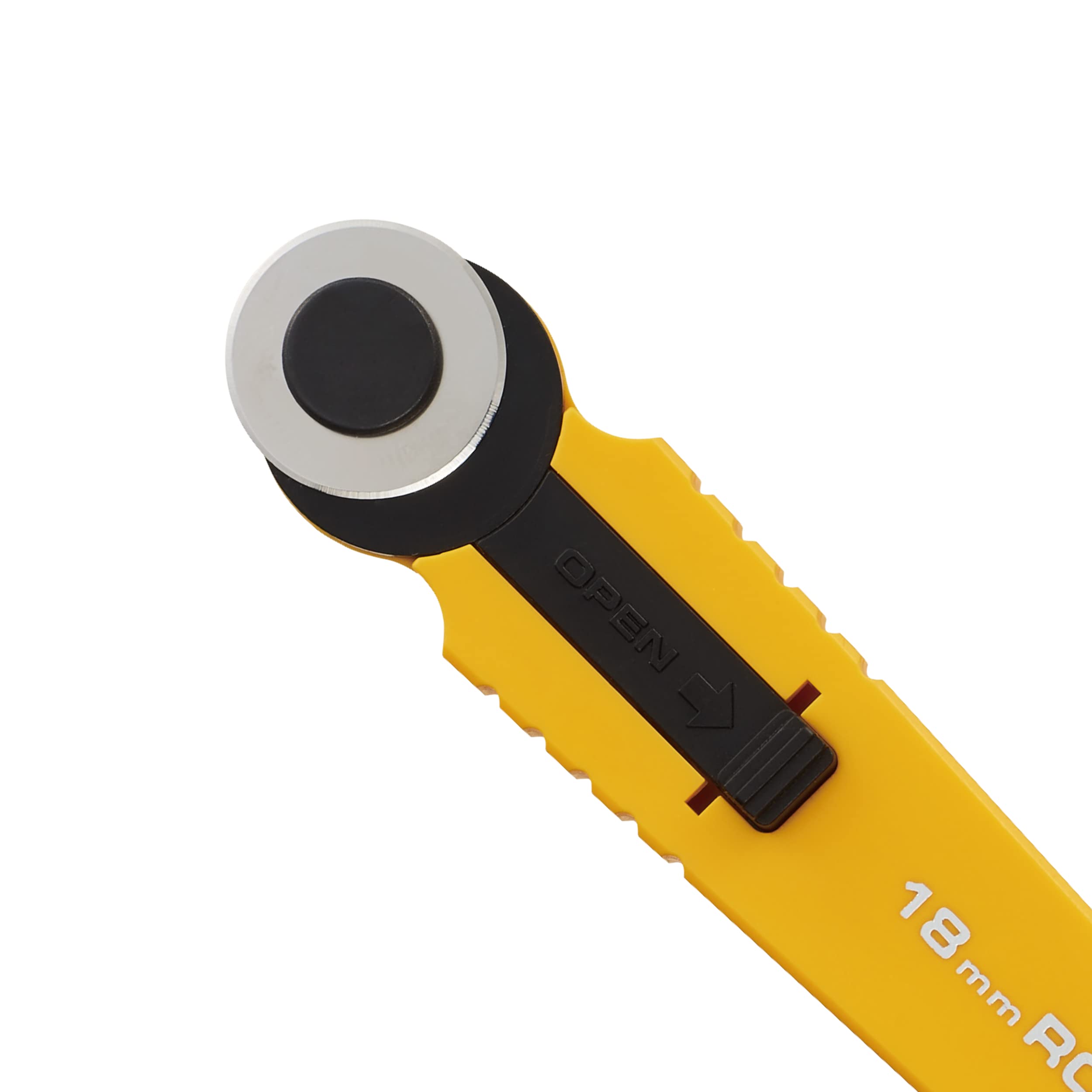 OLFA 18mm Rotary Cutter Replacement Blades, 2 Blades (RB18-2) - Stainless Steel Circular Rotary Fabric Cutter Blade for Crafts, Sewing, Quilting, Scrapbooking, Fits Most 18mm Rotary Cutters - Image 4