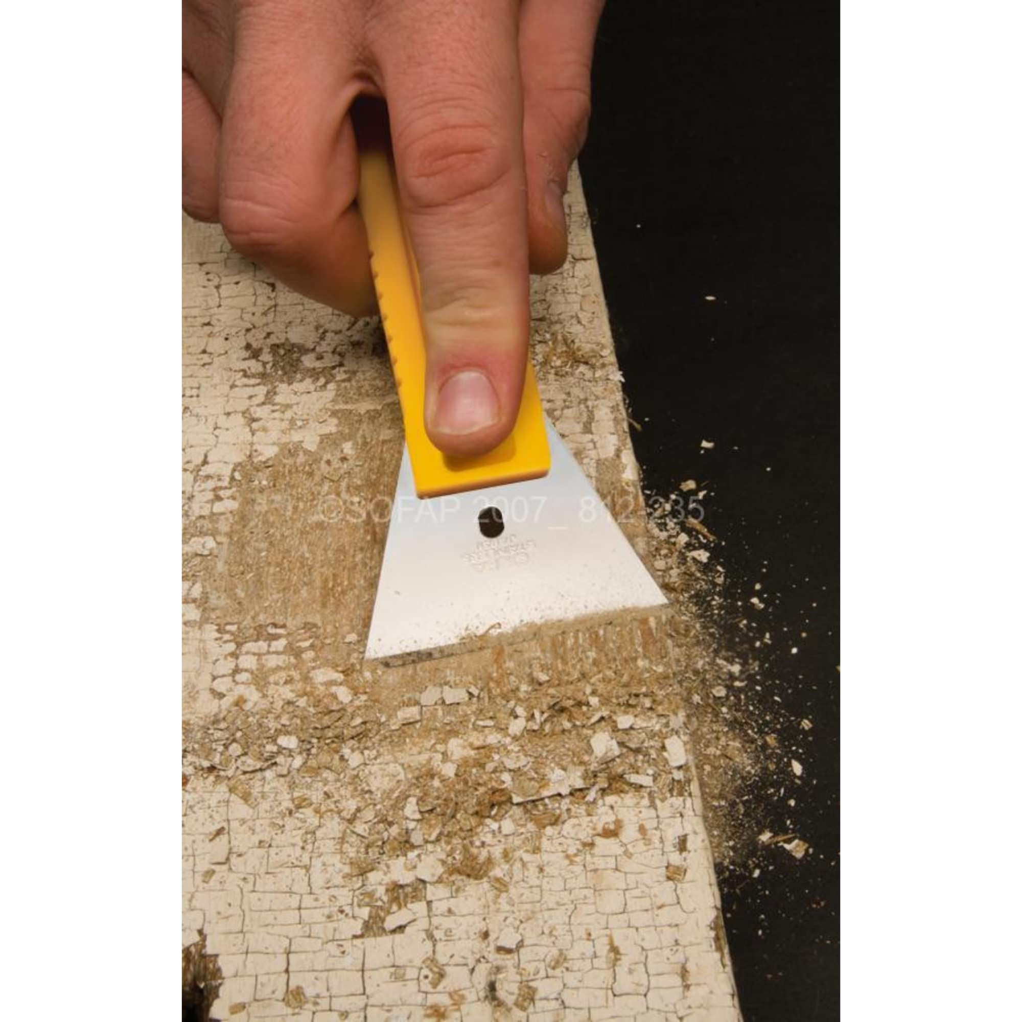 OLFA 60mm Multi-Purpose Razor Scraper (SCR-L) - Disposable Stainless Steel Razor Blade Scraper Tool with Heavy Duty Handle for Cleaning, Scraping, Paint Removal, Caulk, Glass, Metal - Image 5