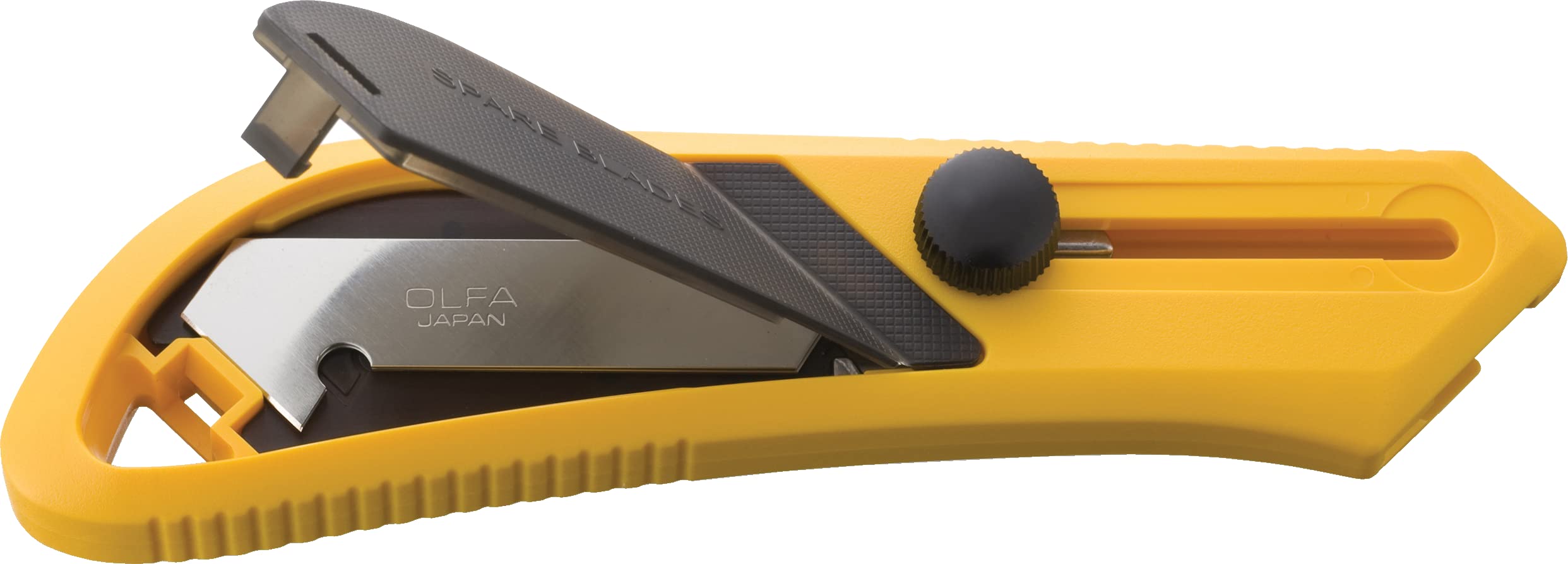 OLFA Plastic Laminate Cutter (PC-L) - Heavy Duty Scoring Tool w/Ratchet Lock & 2 Extra Blades for Laminate, Plastic, Plexiglass, Flooring, Replacement Blades: OLFA PB-800 Laminate Cutter Blade - Image 4