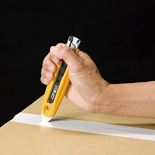 OLFA Self-Retracting Safety Utility Knife (SK-9) - Multi-Purpose Semi-Auto Box Cutter w/Self Retractable Blade & Tape Splitter Pick, Replacement Blades: OLFA SKB-2, SKB-2S, RSKB, & HOB Safety Blades - Image 6